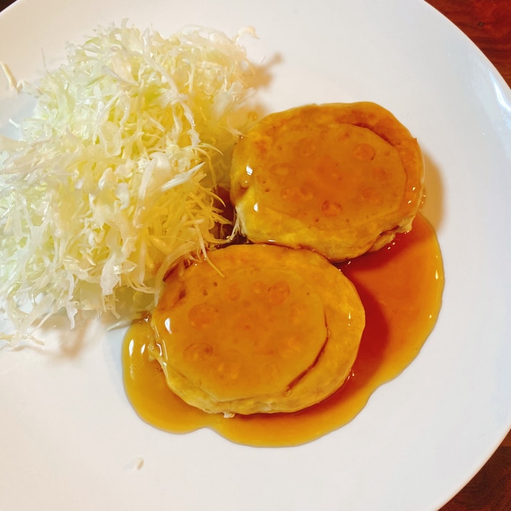 れんこんバーグ